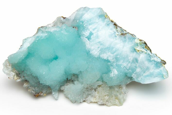 Sparkly, Sky-Blue Aragonite Aggregation - Wenshan Mine, China #218036